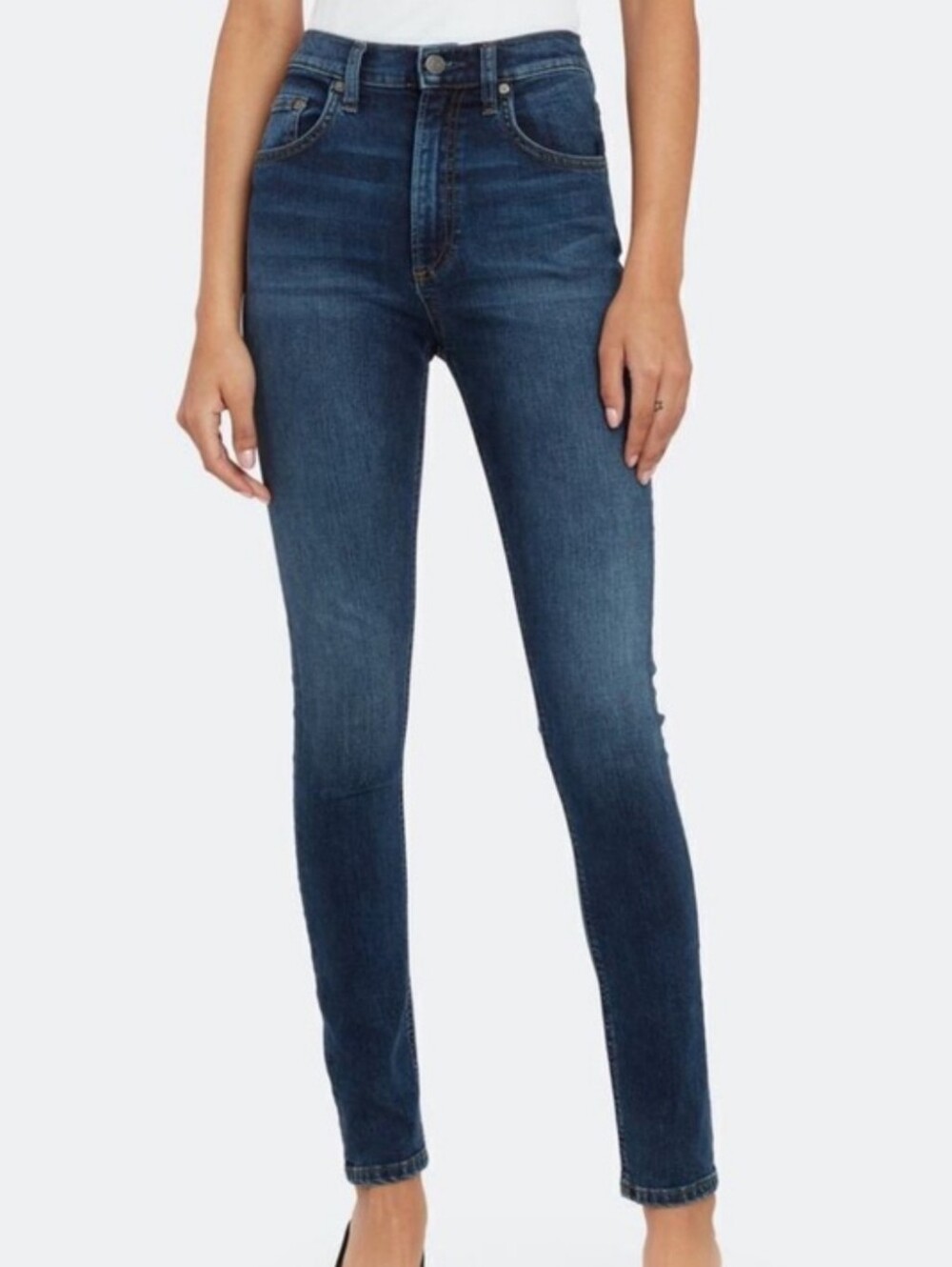 Boyish Donny High Rise Skinny Jeans Never Say Never Wash 28